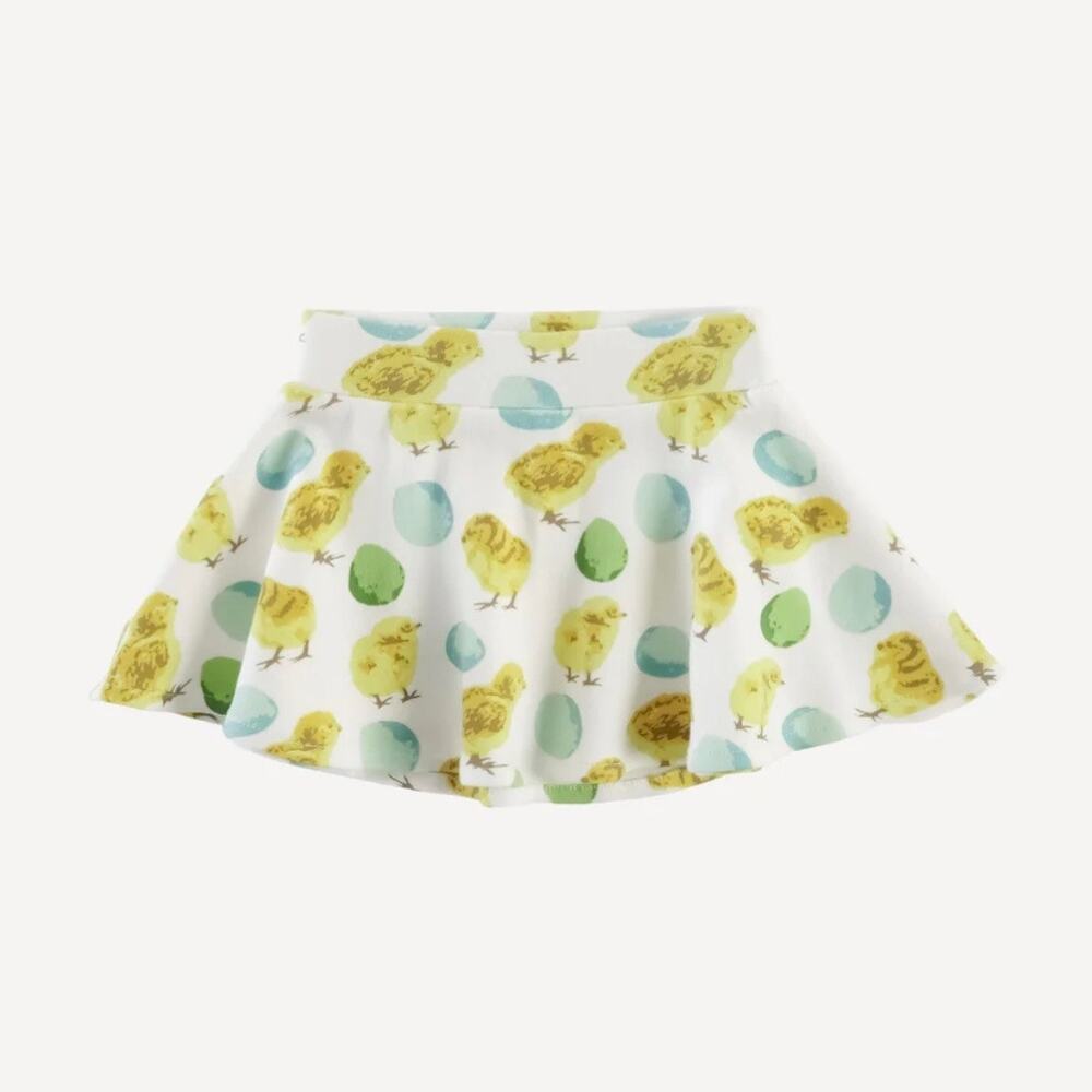 Kate Quinn a-line Skirt Chicks & Eggs Size 3-6 Months New
